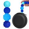 Silikon Magnetische Fidget Bälle - 4 Stück/Packung Silikon Stressabbau Bälle Stein Sensorisch Reise für Beruhigung, Stress, Autismus, Geschenke