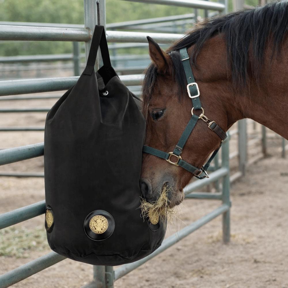 Large Capacity Slow Feeding Hay Bag Breathable Horse Hay Bag Durable Hay Storage Bag  Horse Care