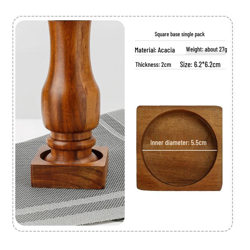 Acacia Wood Base Grinder & Seasoning Storage Tray