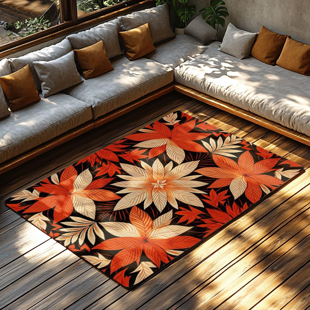 Floral Doormat Indoor Outdoor Washable Entryway Rug Farmhouse Welcome Mat Kitchen Home Decor Area Rugs Modern Stylish Gift