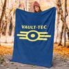 Vault-Tec Flannel Blanket Soft All-Season Throw, Design for Camping, Car Travel, Hiking Sofa, Bed, Office Perfect Gift for Parties