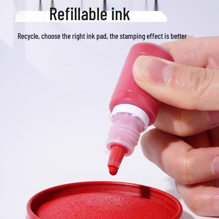 Pengyi Snabbtorkande Röd Stämpeldyna för Handavtryck & Kontorsanvändning