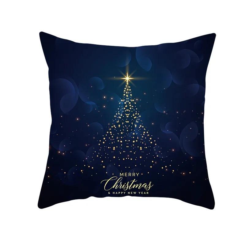 Christmas Tree Pattern Fashion Pillow Office Seat Cushion Cover Christmas Cover Luxury Home Decor