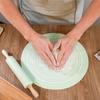 Set di mattarelli in silicone da 2 pezzi Tappetino per impastare in silicone Tappetino antiaderente per uso alimentare e tappetino per pasta da forno