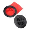 4 Inch Boat Deck Access Cover with Tool Bag Long Lasting Impact Proof Inspection Hatch Deck Plate for Marine Yacht Black