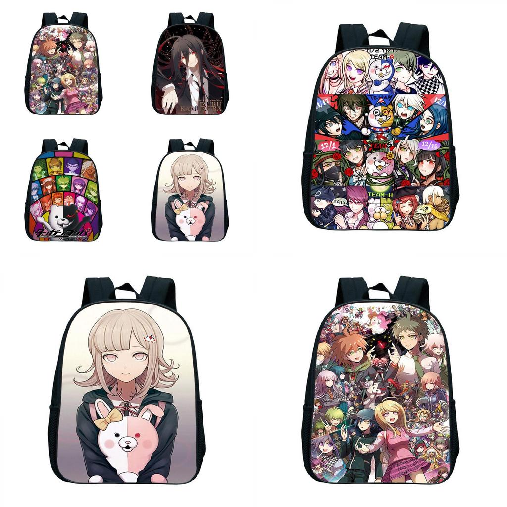 Trendy Danganronpa Anime Backpack High Capacity Waterproof Breathable Shockproof Perfect For Men And Women