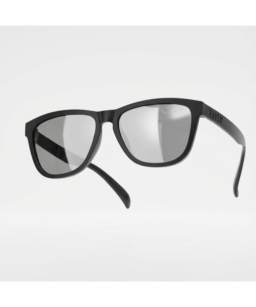 Pilli Neon Sports Sunglasses L Size (Shiny Black Smog Photochromic Polarized)