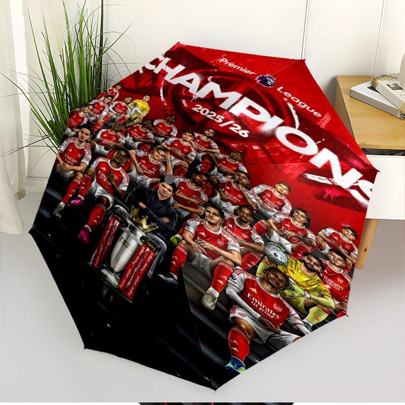 football team.C Print Automatic Open Close Umbrella, Portable Foldable Umbrella, for Outdoor Commute Camping Trip, Ideal Birthday Gift