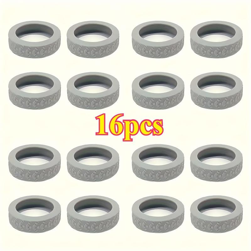 16PCS new luggage wheel protective cover, suitable for luggage and office chairs - noise reduction, shock-proof and collision-proof cover