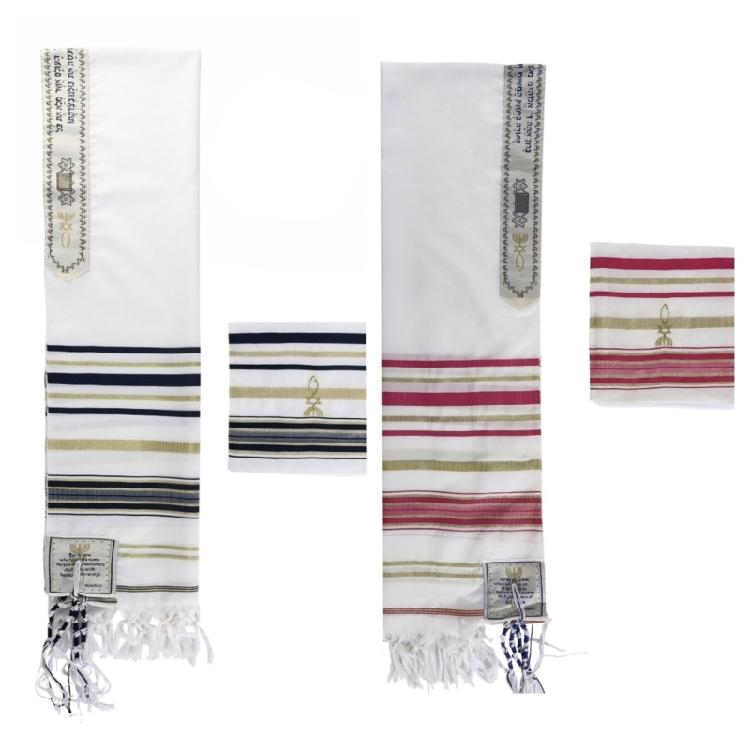 Sciarpa Tallit Leggera Per Servizi di Culto Caratteristiche Sofisticato Costume Culturale Design Unisex