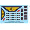 Diesel Hydraulic Locomotive 'PBR - 1/87 - Water Decal