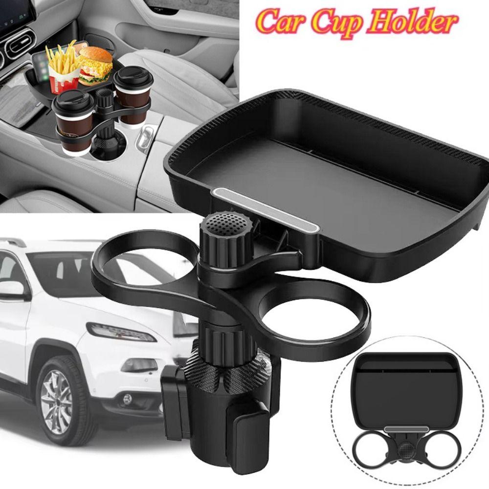Detachable Design Car Cup Holder Expander 360° Rotation Car Food Storage Rack  Drink