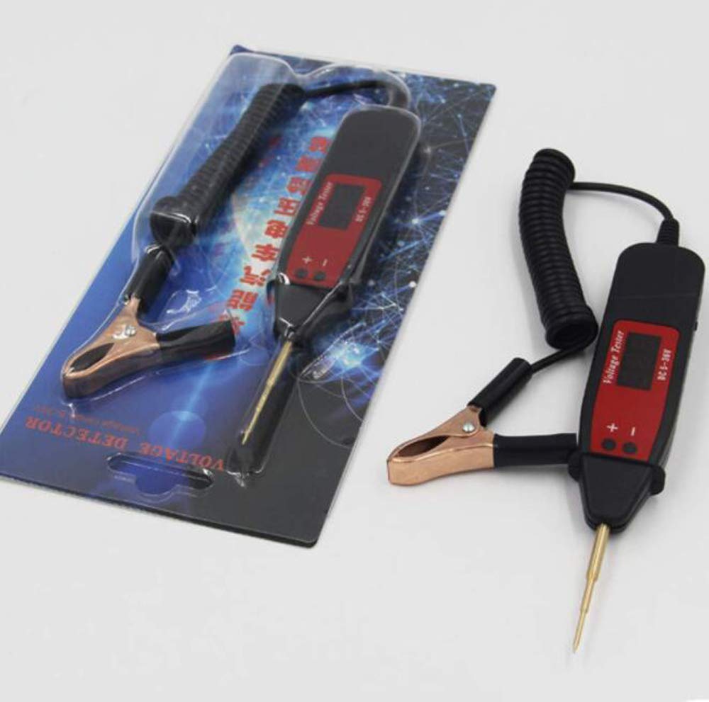 HJ Voltage Tester Digital Voltage Tester Voltage Tester Electrical Diagnostic Tool Automotive Maintenance Tool