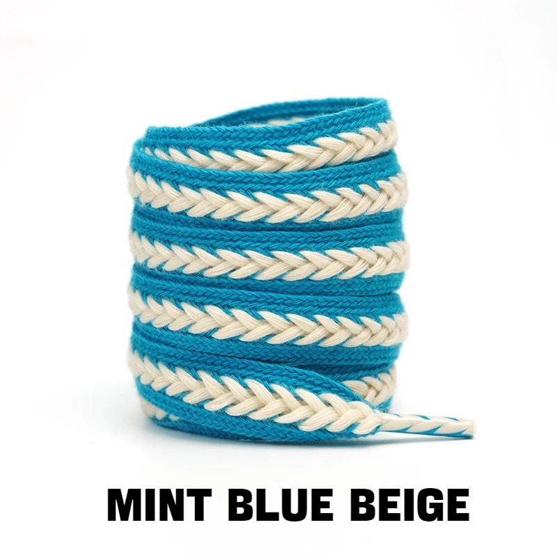 1Pair Brand Cotton Laces for Shoes Wheat Shoelaces 1.5cm Widen Sneakers Flat Shoelace 100/120/140/160CM Rope Shoelaces
