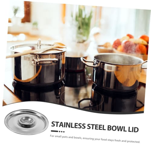 TOKIDNY 10cm Mini Pan Lid, Universal Cooking Pot Cover, Spice Jar Lid, Bowl Cover, Cooking Pot Lid, Pot Lid, Cooking Pot Supplies