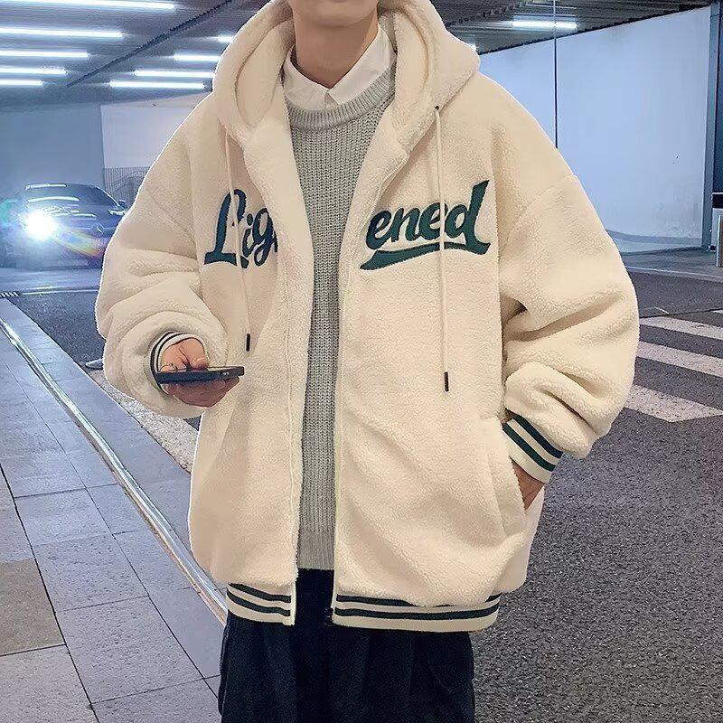 Retro Men's & Youth Winter Wool Cardigan - Trendy, Warm, and Loose-Fit for Couples