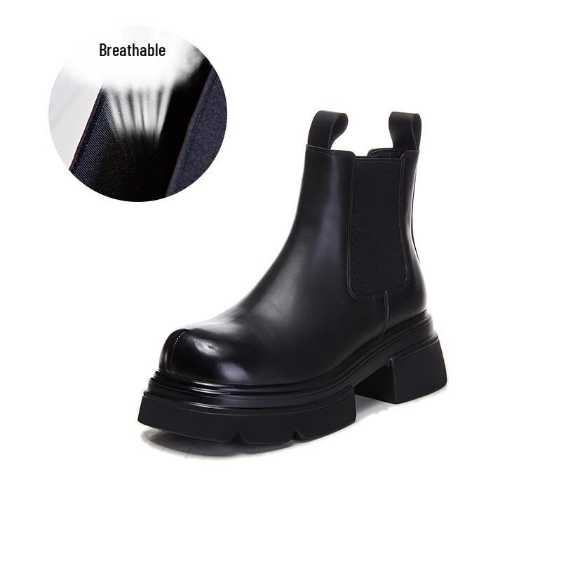 Женские ретро ботинки челси HUIZUMEI 35