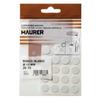 MAURER - White Adhesive Screw Covers (Blister 20 Units)