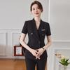 Women's Short Sleeve Business Suit Set