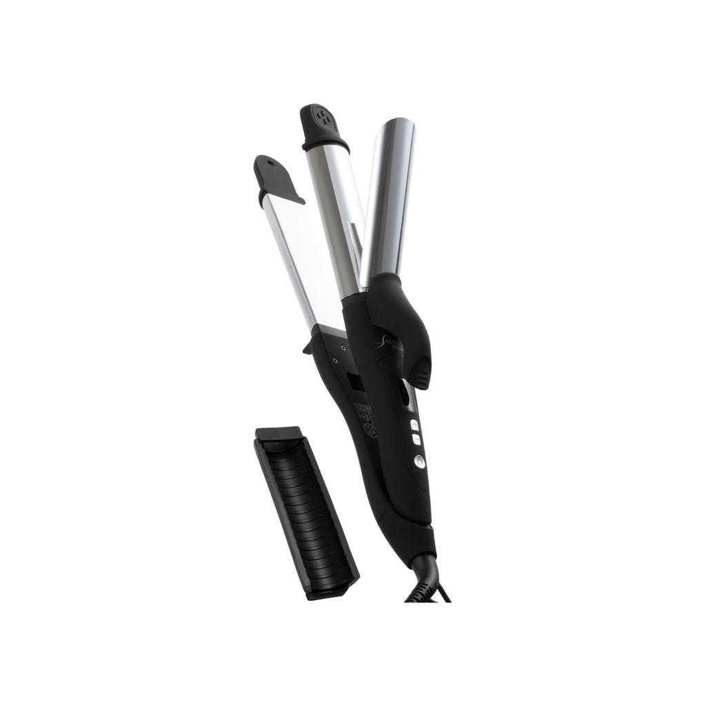 SALONMOON Hair Iron Straight Curl Iron 32mm 2way Titanium Plate Setting Overseas Compatible & MAX220℃