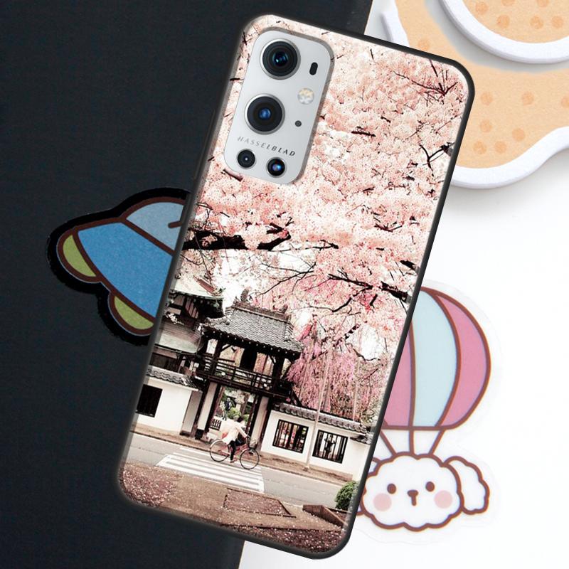 Japan Flower Cherry blossoms For Realme GT6 GT7 Pro 14 10 11 12 13 15 Pro Plus C55 C71 C75 C65 C63 C61 C53 C67 C35 Case