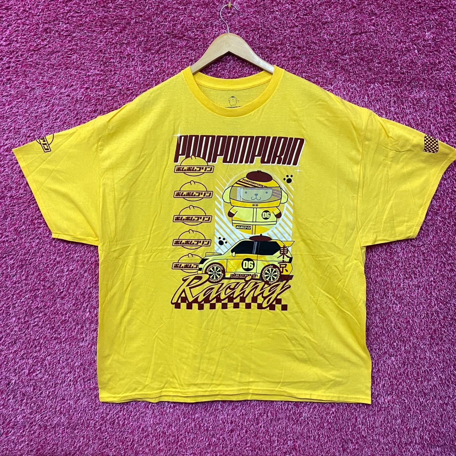 Футболка Sanrio Pompompurin  Гонки  4XL