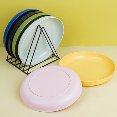 23cm Lekkie Niełamliwe Talerze ze Słomy Pszenicznej Głęboki Talerz Obiadowy dla Dzieci Małych Dzieci Dorosłych Bezpieczny w Zmywarce i Kuchence Mikrofalowej