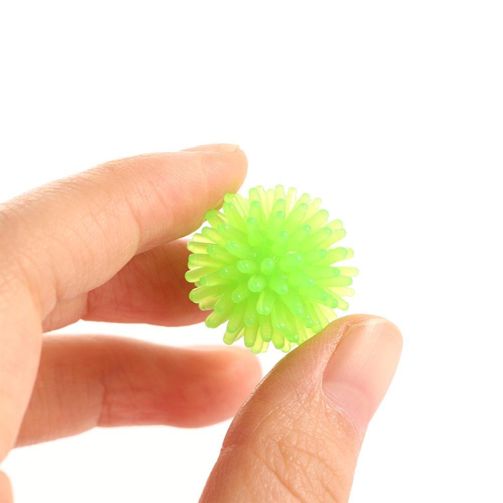 Toy Squeezes Ball TPR Ball Interactive Toys Thorn Ball Pet Cat Toys Stretch Plush Ball Arbutus Ball