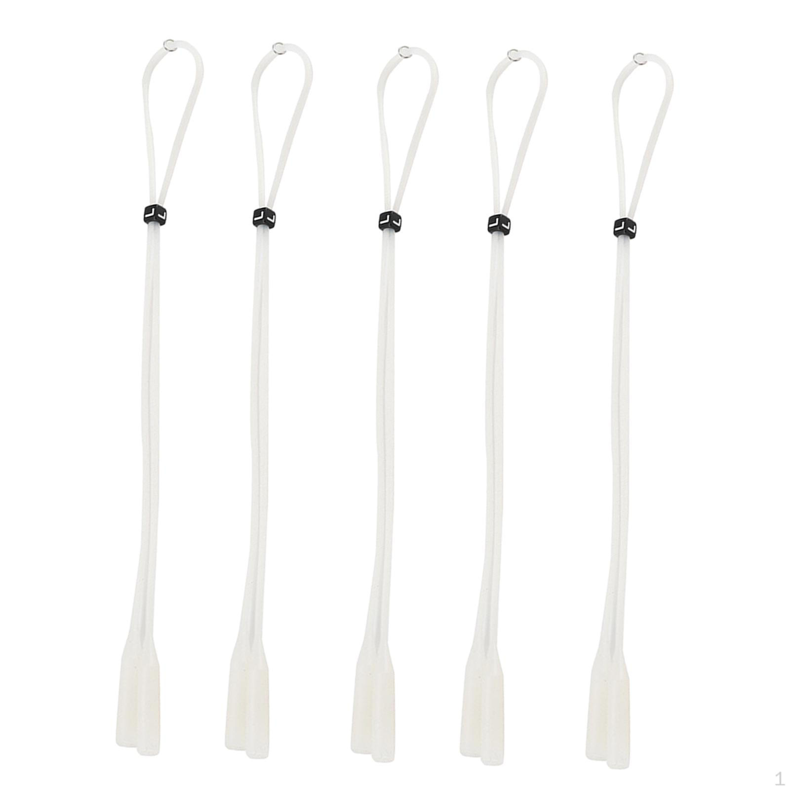 

5 шт., ремешок для очков, шнур для очков, фиксатор солнцезащитных очков, очки для занятий спортом белый