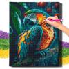 Diamond Painting 5D With Frame Diamond Embroidery Large Parrot Mosaic 40X50