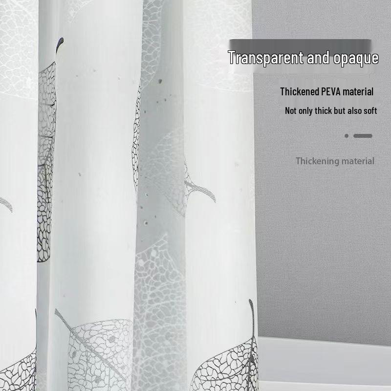 Waterproof and Mildew-Proof PEVA Shower Curtain