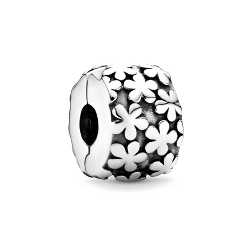 925 Silver Heart Clip Beads For European Bracelets DIY Jewelry Making Fashion Accessories