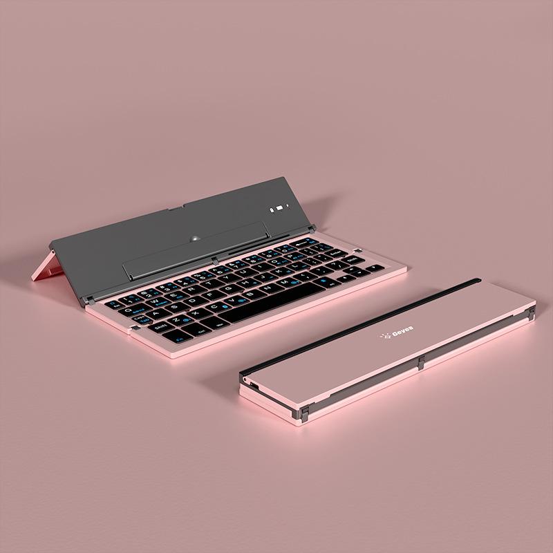 Universal Aluminum Folding Bluetooth Keyboard for Mobile Phone and Tablet