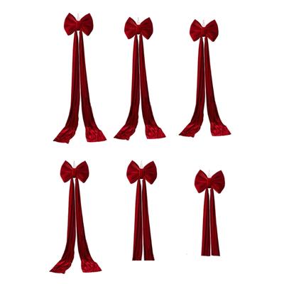 Large Bows Christmas Ornament Christmas Bowknot Hanging Pendant Christmas Tree Decorations for Home Decoration