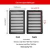 ZISIZ Cast Iron Grill Pan