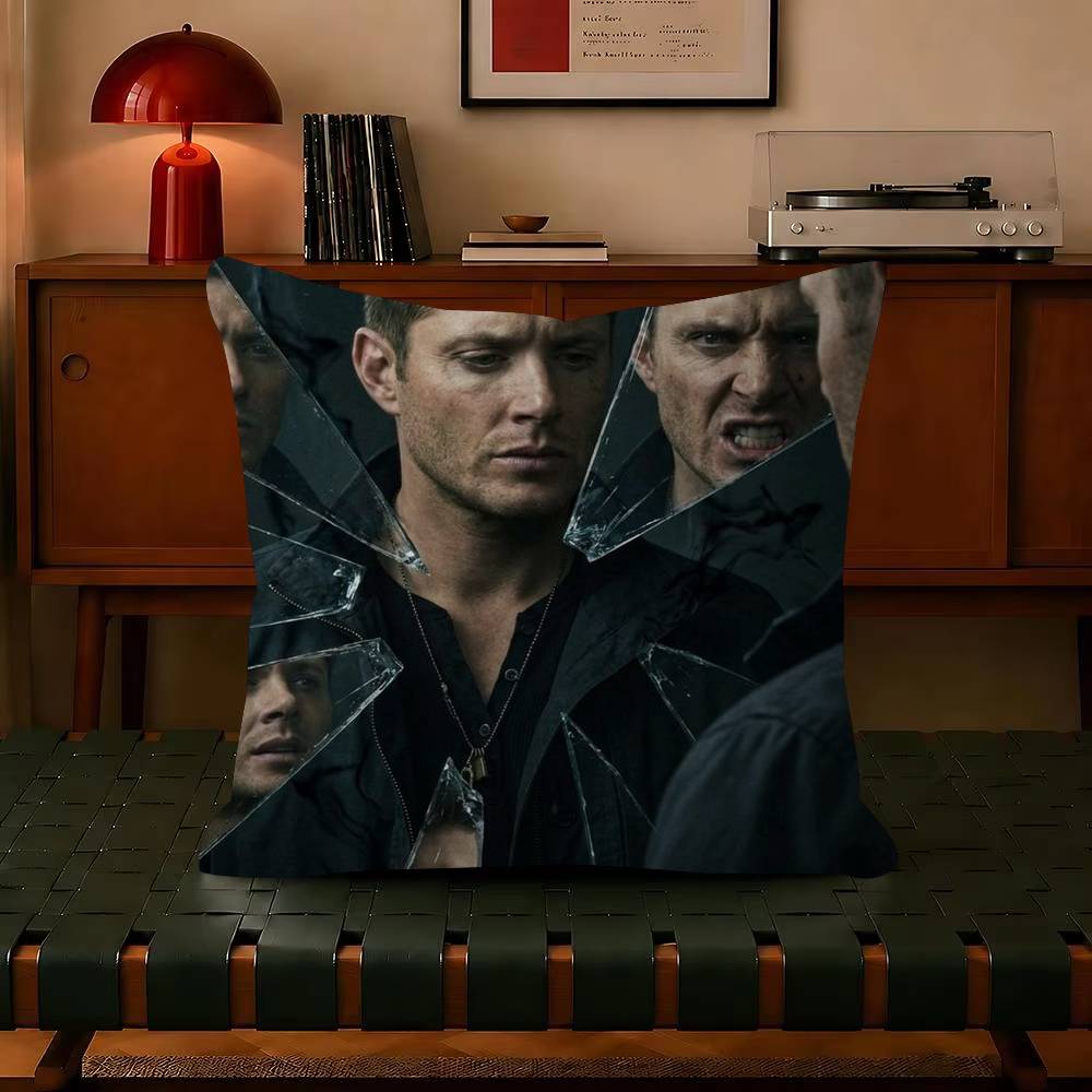 Custom Supernatural Pillowcase Trendystyle decorative throw pillow cover insert not included fauxembroidery design