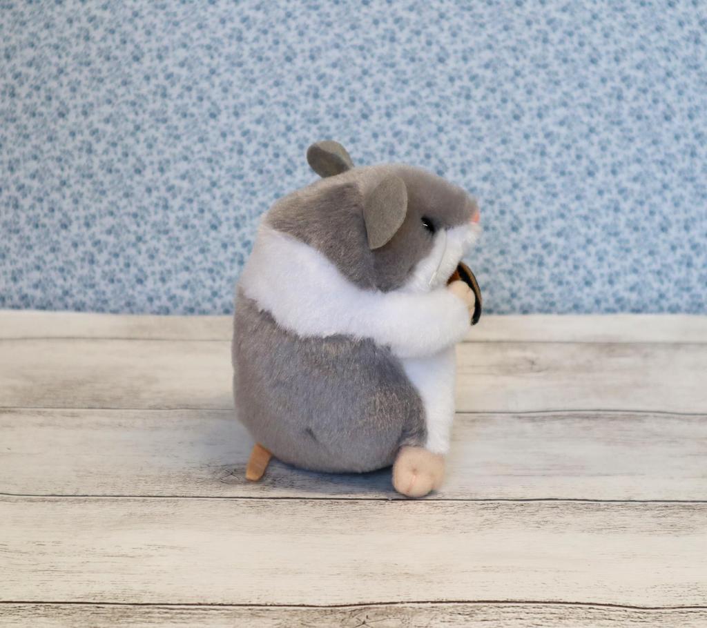 Take Off Baby Palette Hamster Plush Toy, Gray