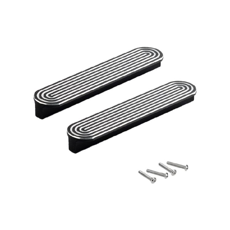 Strong Aluminum Pull Handles Simple Styles Design Cupboard Handle for Drawers & Cabinets No Tool Required for Installation