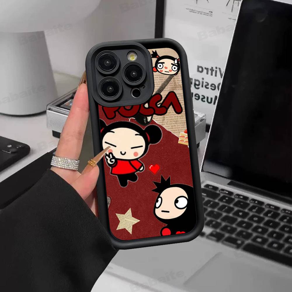 Phone Case Popular Artifact P-Pucca For Xiaomi Redmi Note 14 13 12s 12 11 10 9s 9 8 7 A5 Pro Plus 4G 5G Soft TPU Back Cover