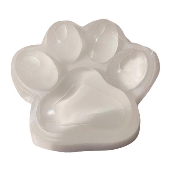 Clear Cat Paw Squeeze Toy Stress Relief Giant Kitten Paw Sensory Toy Soft Stress Ball Animal Claw Pinch Fidget Toy A