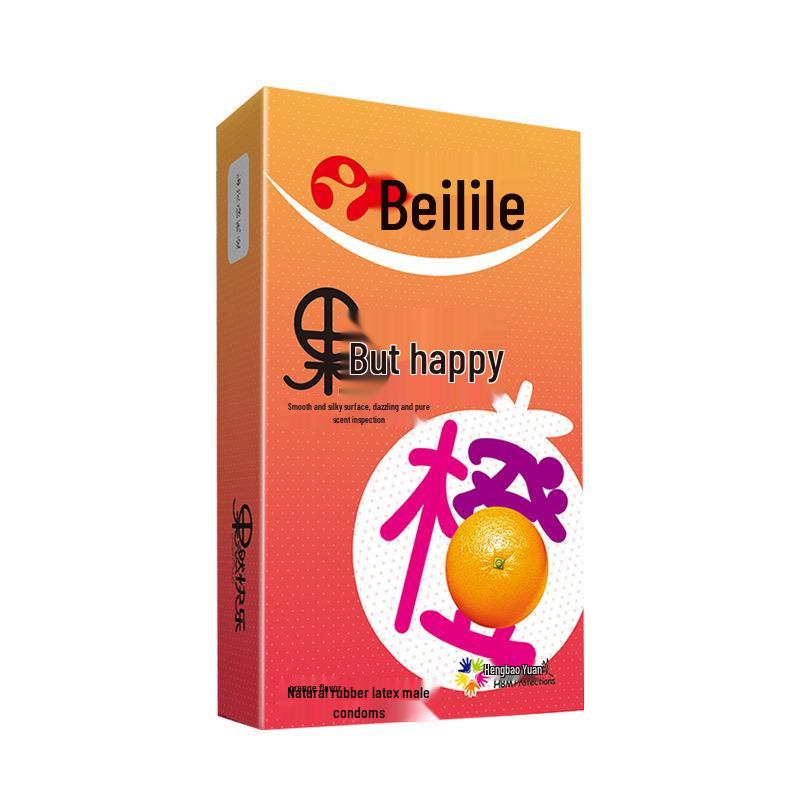 Beilile Happy Super Thin Fruit-Flavored Condoms, Family Planning Products