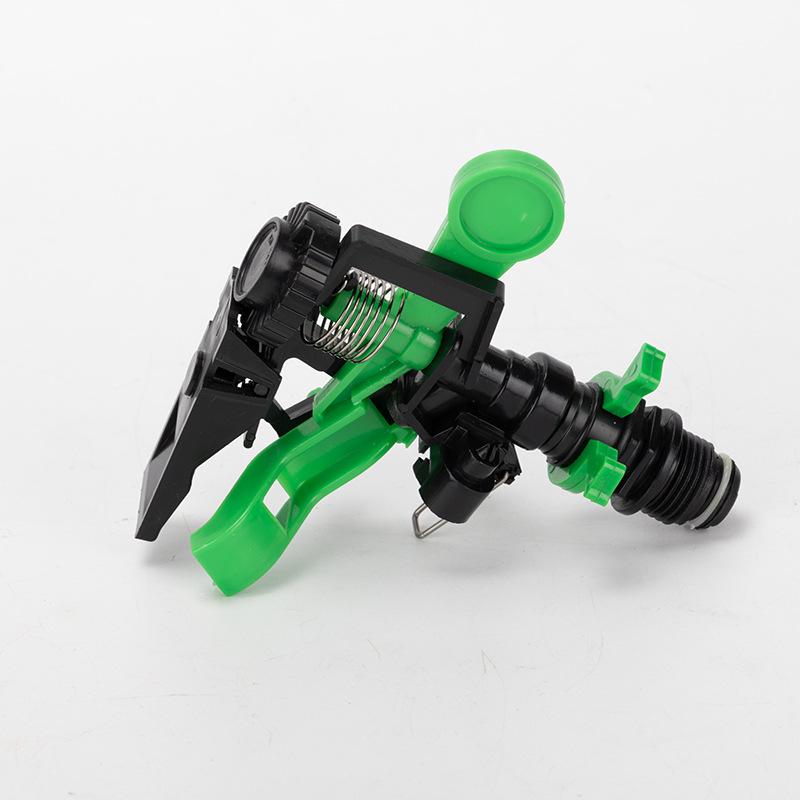 360° Automatic Rotating Oscillating Garden Sprinkler - DN15 Plastic Lawn Irrigation Sprinkler
