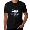 FFXIV Guerriero Caos Interiore (Blu bianco) T-shirt Morbida Casual Manica Corta Cotone