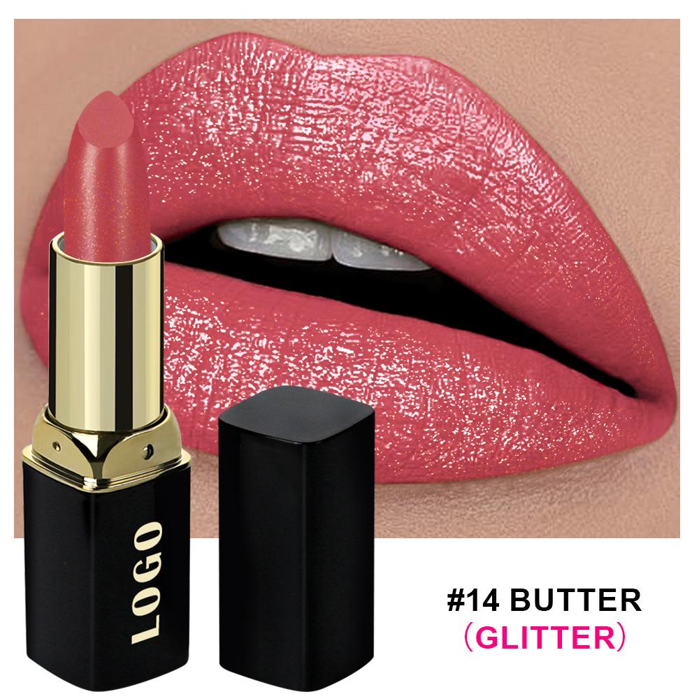 

Custom High Moisturizing Long-Lasting Lipstick with Pearlescent Finish 3.8g