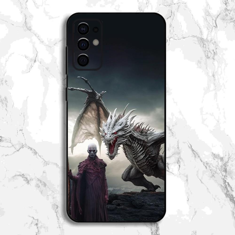 Dragon F-Fourth-h W-Wing Phone Case For Samsung S24,S21,S22,S23,S30,Ultra,S20,Plus,Fe,Lite,Note,10,9,5G Black Soft Cover