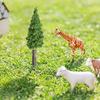 Miniature Wargame Park Landscape Decoration Model Trees for Train Railroad