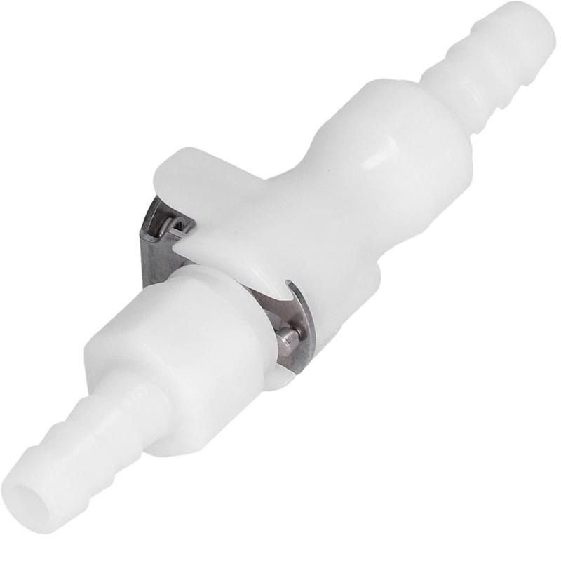 Draft Beverage Line Quick Disconnect Fitting Set, Two-Piece Hose Barb Form with Locking Body, Seal Rings and Metal Lock Pieces for Beer Line Use