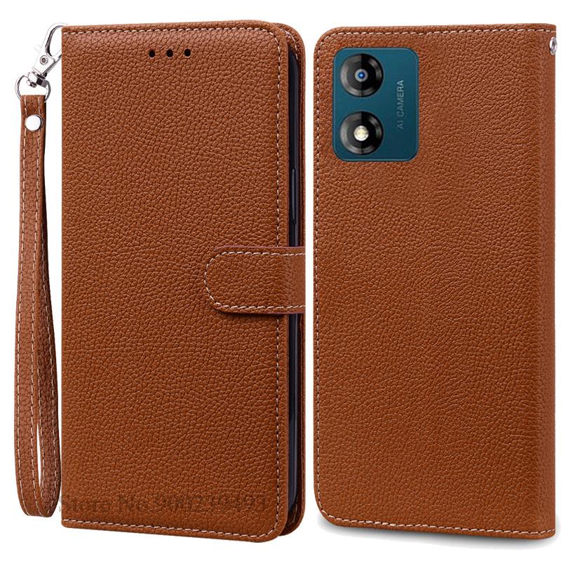E13 Case For Motorola Moto E13 Case Leather Wallet Flip Cover For Moto E13 Phone Case For Motorola Moto E13 Capa Case Fundas