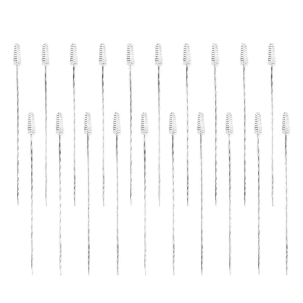 20Pcs Spray Gun Cleaning Brush Kit Flexible Handle Nylon Bristles Spray Gun Brushes Cleaner Tool