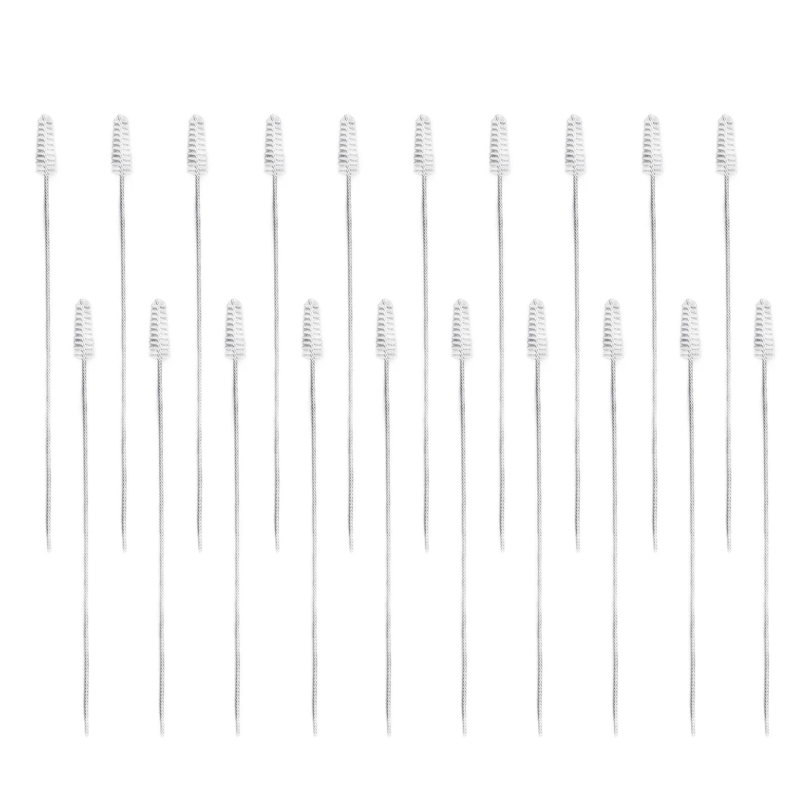 

20 шт. набор щеток для чистки распылителя с гибкой ручкой из нейлона, щетки для распылителя, инструмент для чистки